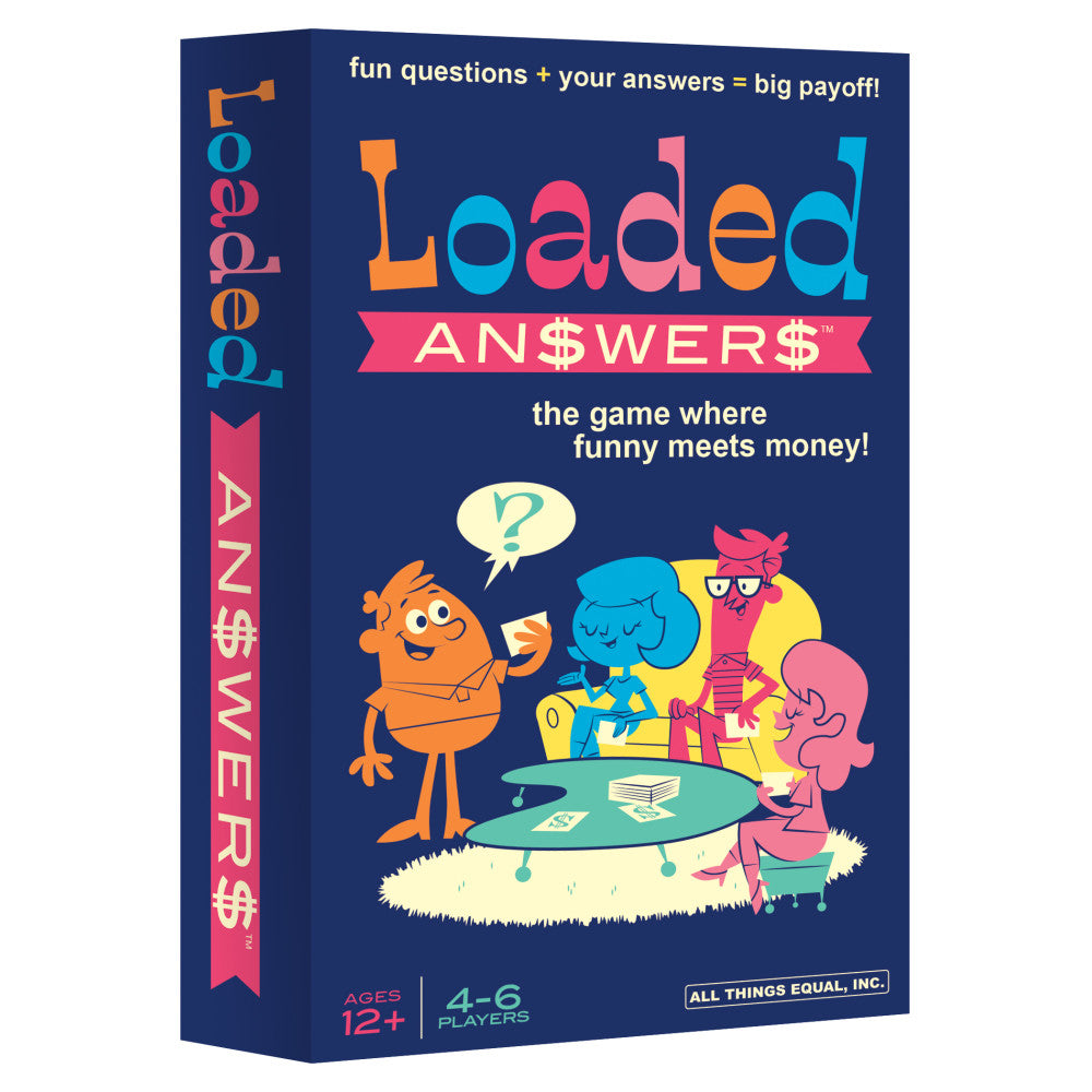 Answer Toy Loaded Answers Party Game - Creative Question and Answer Board Game ...