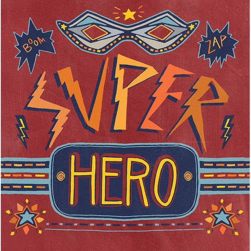 Oopsy Daisy Toos Superhero Canvas Wall Art 21x21