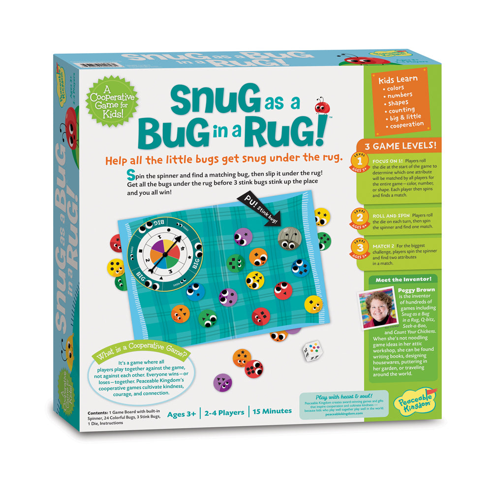 Snug as a Bug in a Rug Cooperative Board Game – Toys