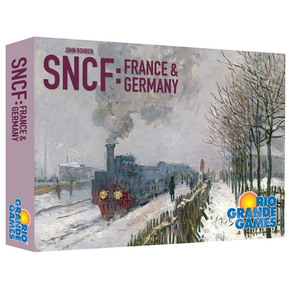 Rio Grande Games: SNCF: France & Germany - Train Strategy Board Game, Ages 14+, 3-6 Players
