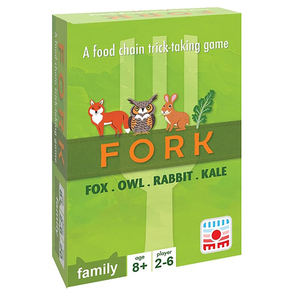 Sunrise Tornado: FORK - Pocket Edition - A Food Chain Trick Taking Game, Ages 8+, 2-6 Players
