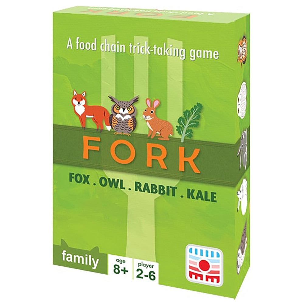 Sunrise Tornado: FORK - Pocket Edition - A Food Chain Trick Taking Game, Ages 8+, 2-6 Players