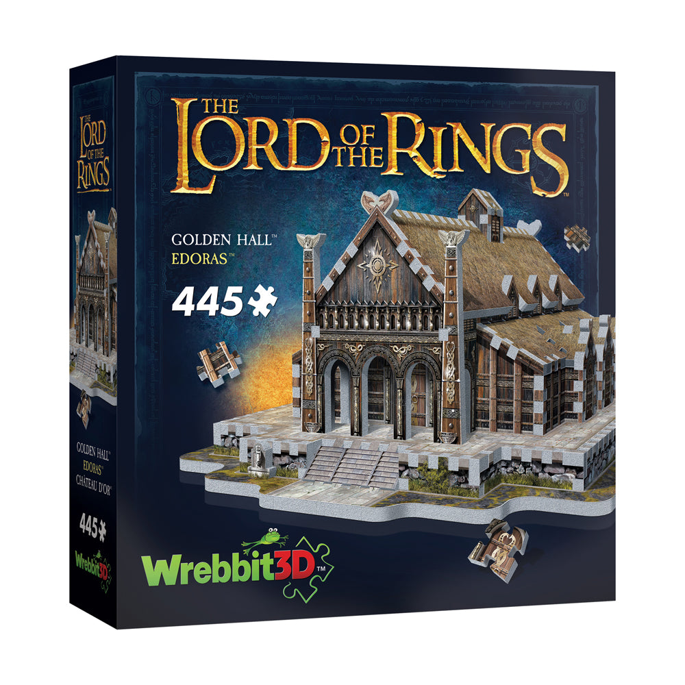 Wrebbit The Lord of the Rings Golden Hall Edoras 3D Puzzle - 445 pc