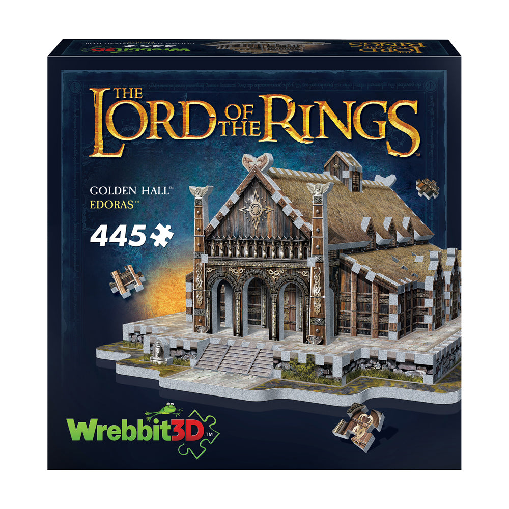Wrebbit The Lord of the Rings Golden Hall Edoras 3D Puzzle - 445 pc