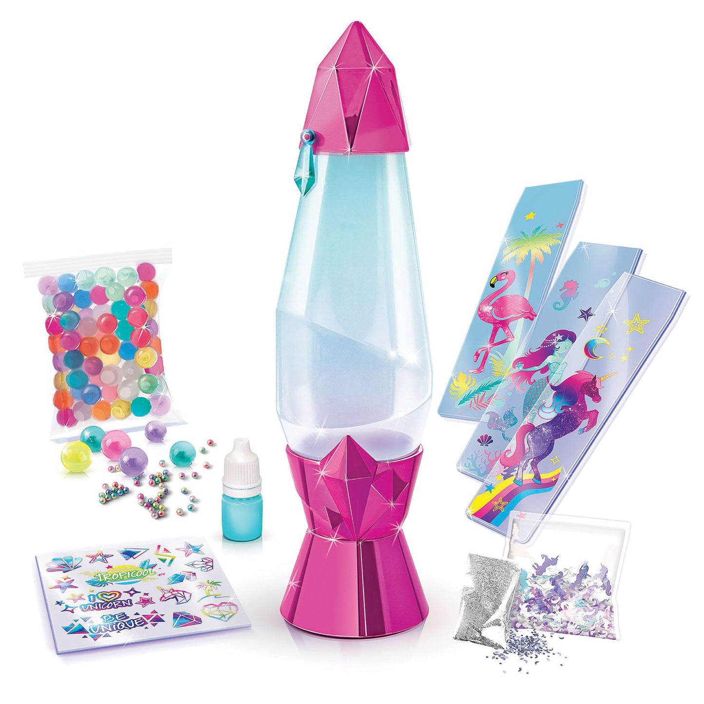 Collections Etc DIY Customizable LED Lava Lamp Kit
