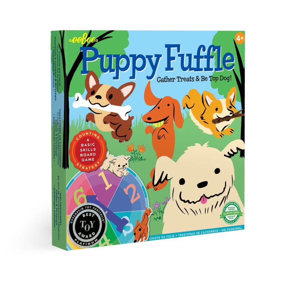 eeBoo Puppy Fuffle Family Board Game for Ages 4+ – Toys