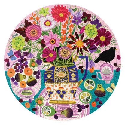 eeBoo Piece & Love: Fruits & Flowers - 500 Piece Puzzle
