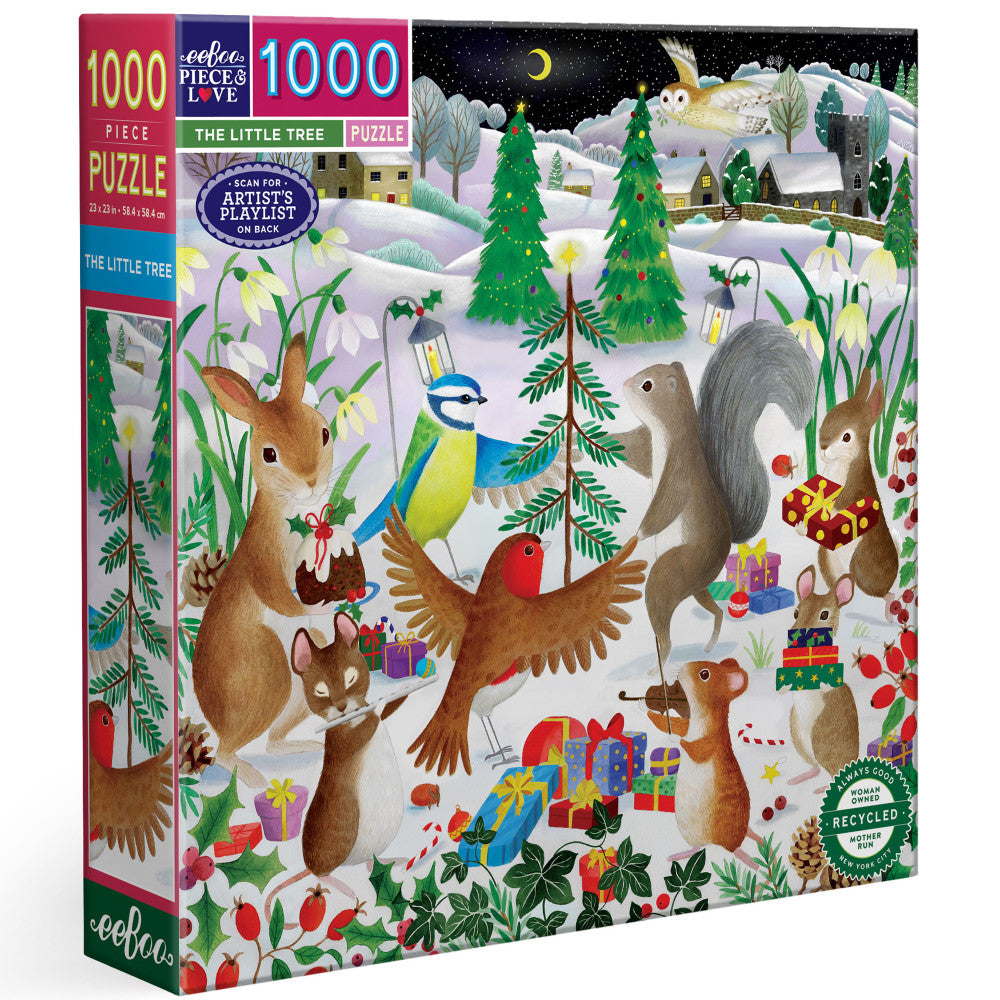 eeBoo Piece & Love: The Little Tree - 1000 Piece Puzzle
