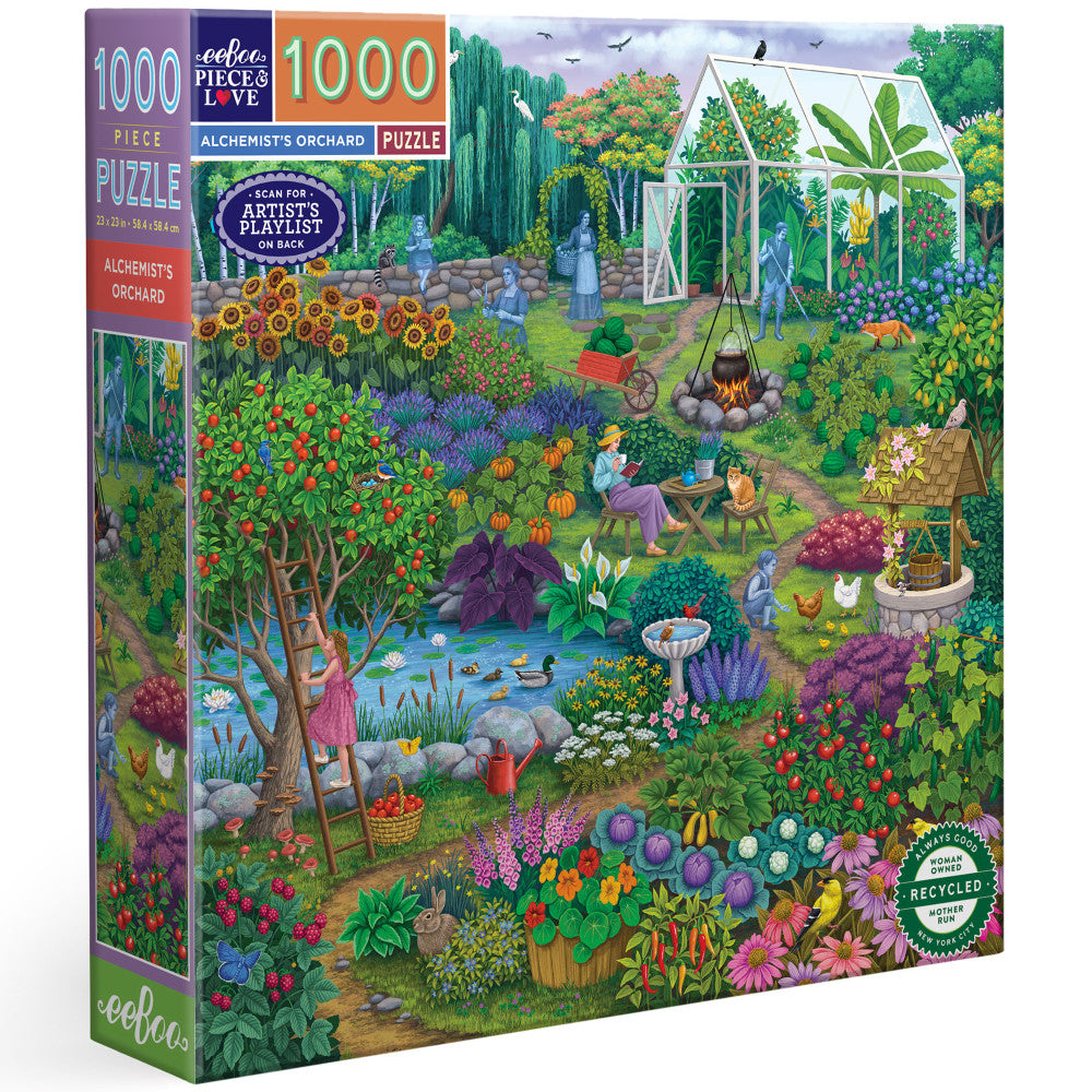 eeBoo Piece & Love: Alchemist's Orchard - 1000 Piece Puzzle