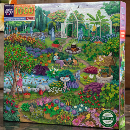 eeBoo Piece & Love: Alchemist's Orchard - 1000 Piece Puzzle