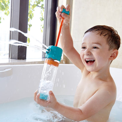 Hape: Multi-Spout Sprayer - Plastic Pump Bath Toy, Kids Ages 2+