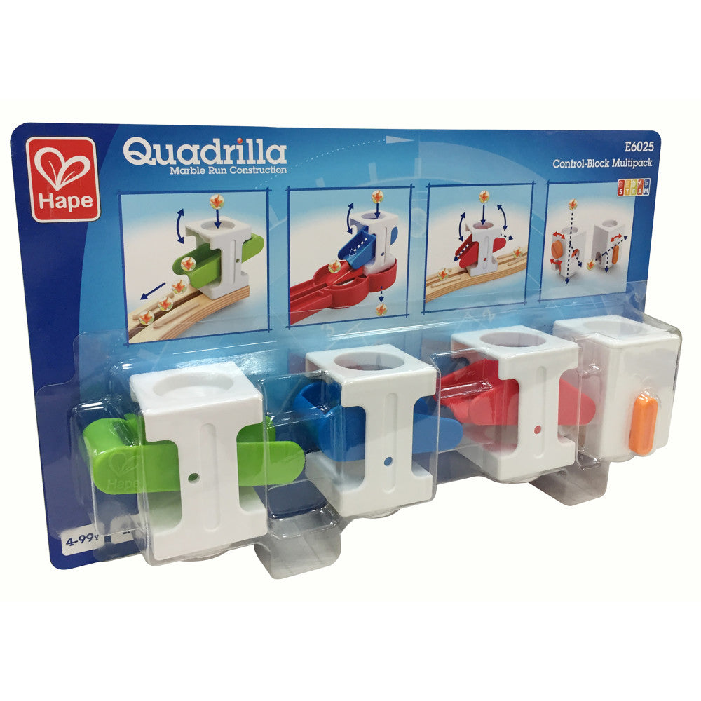 Hape Quadrilla Control Block Set - Marble Run Fun – Toys