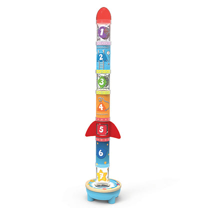Hape: Rocket Ball Air Stacker - Sorting & Construction Stacking Toy