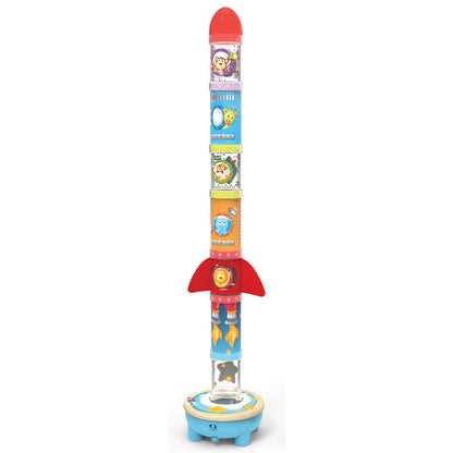Hape: Rocket Ball Air Stacker - Sorting & Construction Stacking Toy