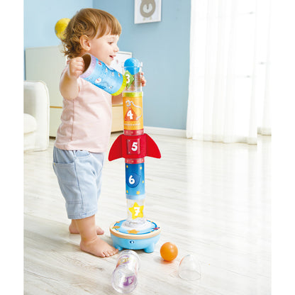 Hape: Rocket Ball Air Stacker - Sorting & Construction Stacking Toy