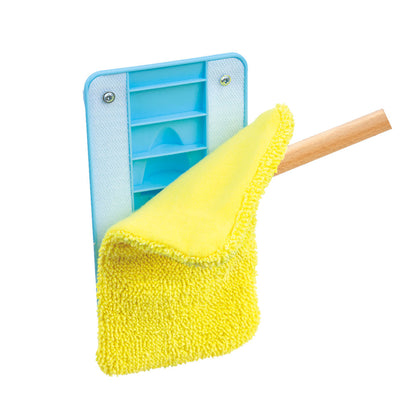 Hape: Clean Up Broom Set - 6pc, Yellow & Blue Playset