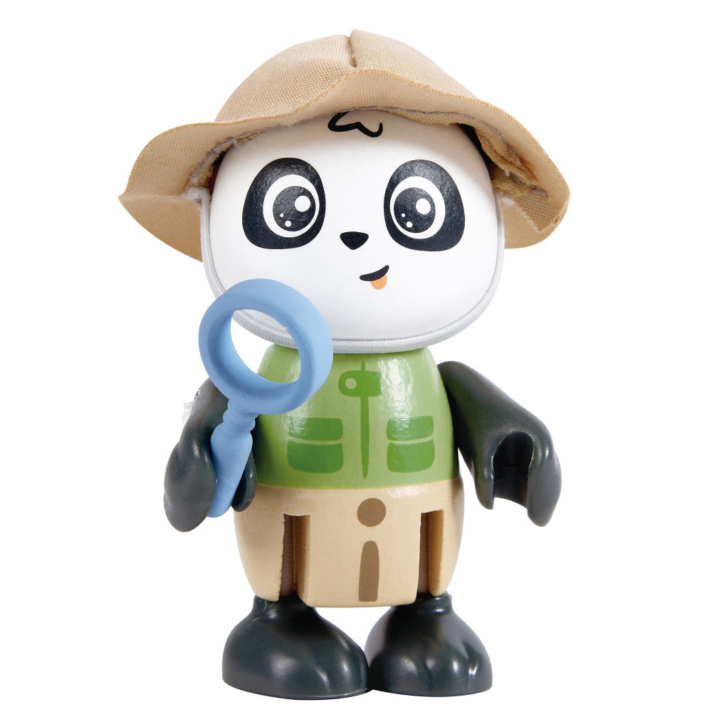Hape: Sam & Pam Set - 2 Panda Articulated Toy Figurines