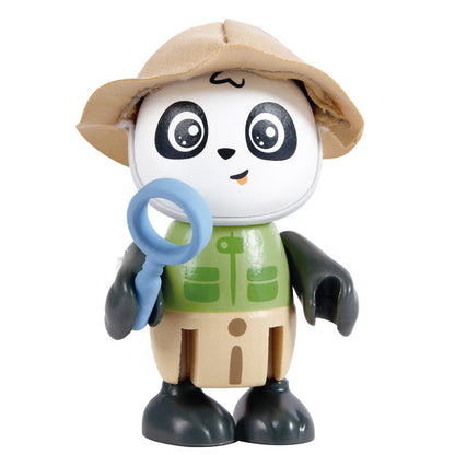 Hape: Sam & Pam Set - 2 Panda Articulated Toy Figurines