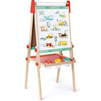Hape: Magnetic Vehicles Set - 30pcs, Colorful Wooden Magnets