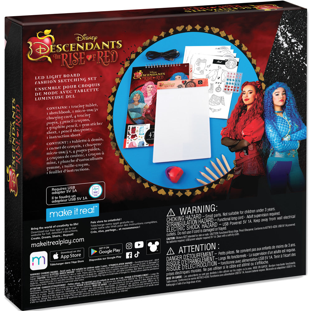 Make It Real Descendants 4 Rise Of Red LED Light Board Fashion