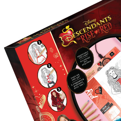 Make It Real: Descendants 4 Rise Of Red - LED Light Board Fashion Sketching Set