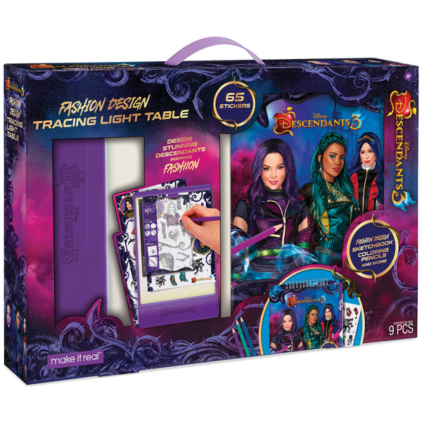 Disney Descendants 3 Fashion Design Tracing Light Table Set – Toys