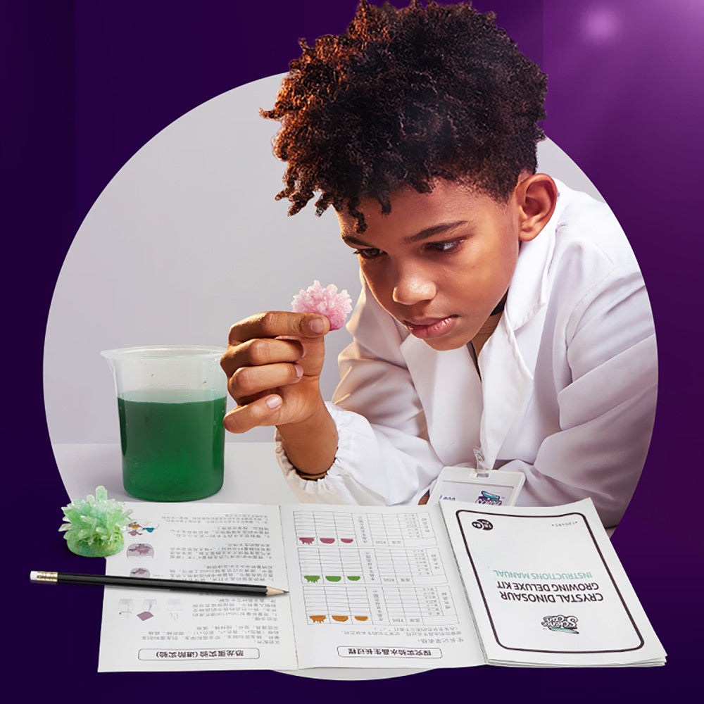 Hape: Science Can: Crystal Dinosaur Growing Deluxe Kit