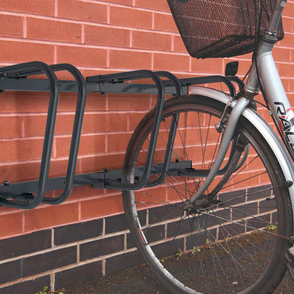 Trimate Bicycle Floor Parking Rack Stand for 3 Bicycles, Indoor Home Garage Storage