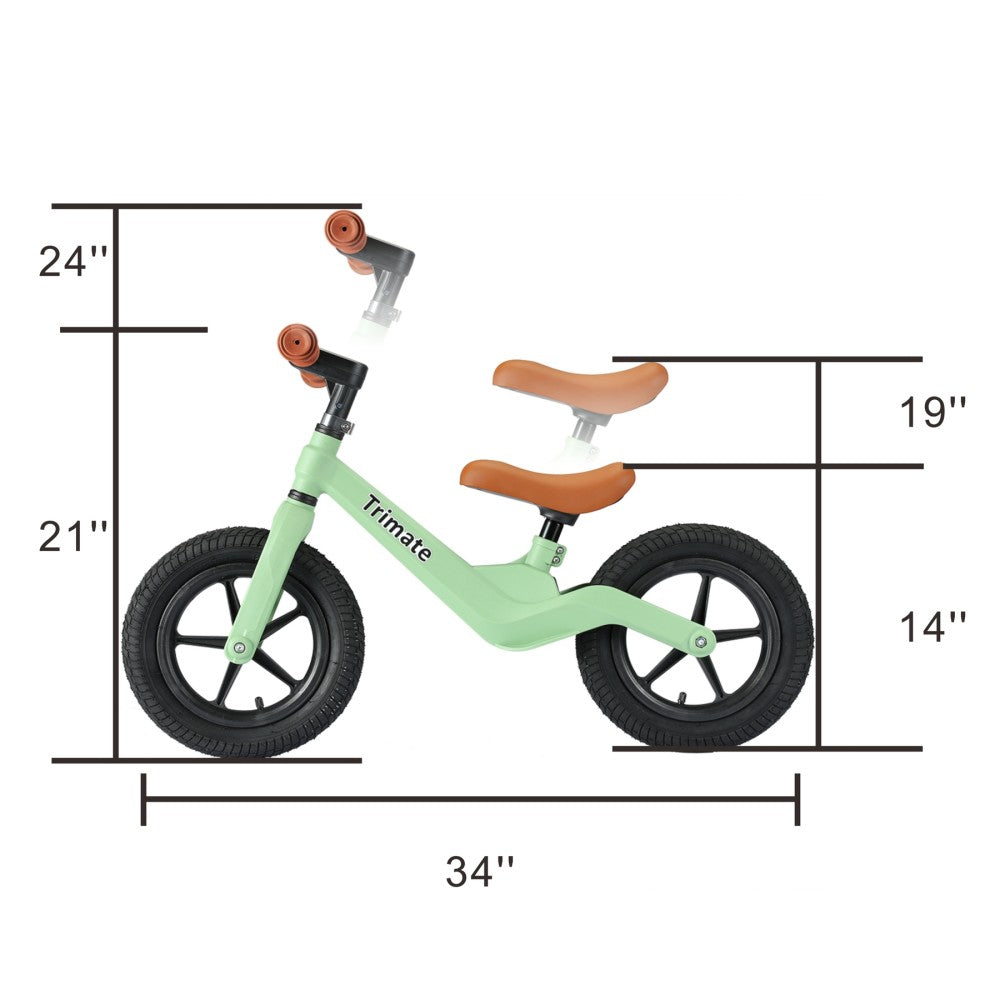 Vélo D'Équilibre Polisport Bébé – 3 Hauteurs Réglables | Dès 2 Ans, Confort & Sécurité
