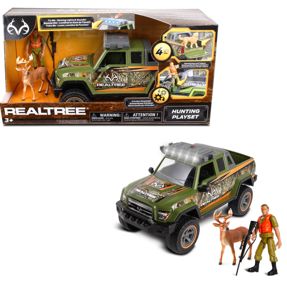 NKOK RealTree 1:18 Scale: Buck Hunting Playset