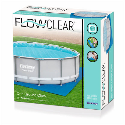 Flowclear Durable 16' x 16' Ground Cloth for Above Ground Pools