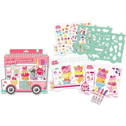 Num Noms Sketch n Sniff Portfolio with Scented Markers and Scratch 'n Sniff Stickers