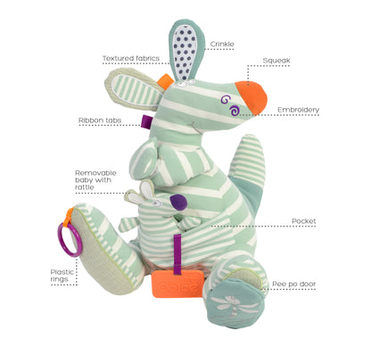 Dolce Ozzie the Kangaru 26-inch Interactive Plush