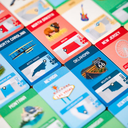 USAopoly: 10 Days in The USA - Strategy Board Game, Ages 8+, 2-4 Players