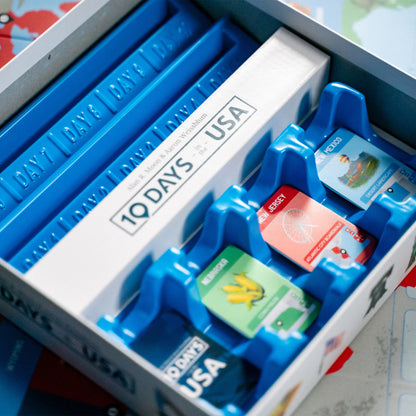 USAopoly: 10 Days in The USA - Strategy Board Game, Ages 8+, 2-4 Players