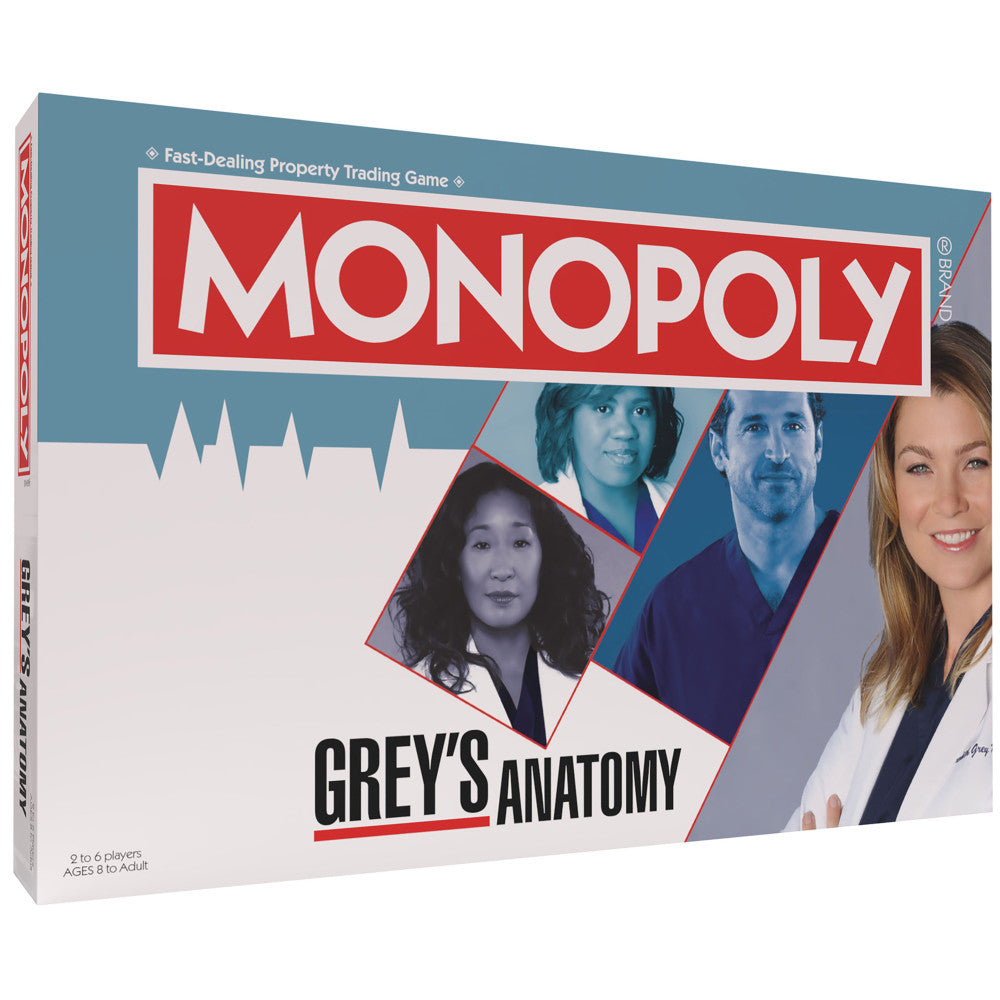 MONOPOLY: Grey's Anatomy - Collectible Licensed Edition Board Game, Ages 8+, 2-6 Players