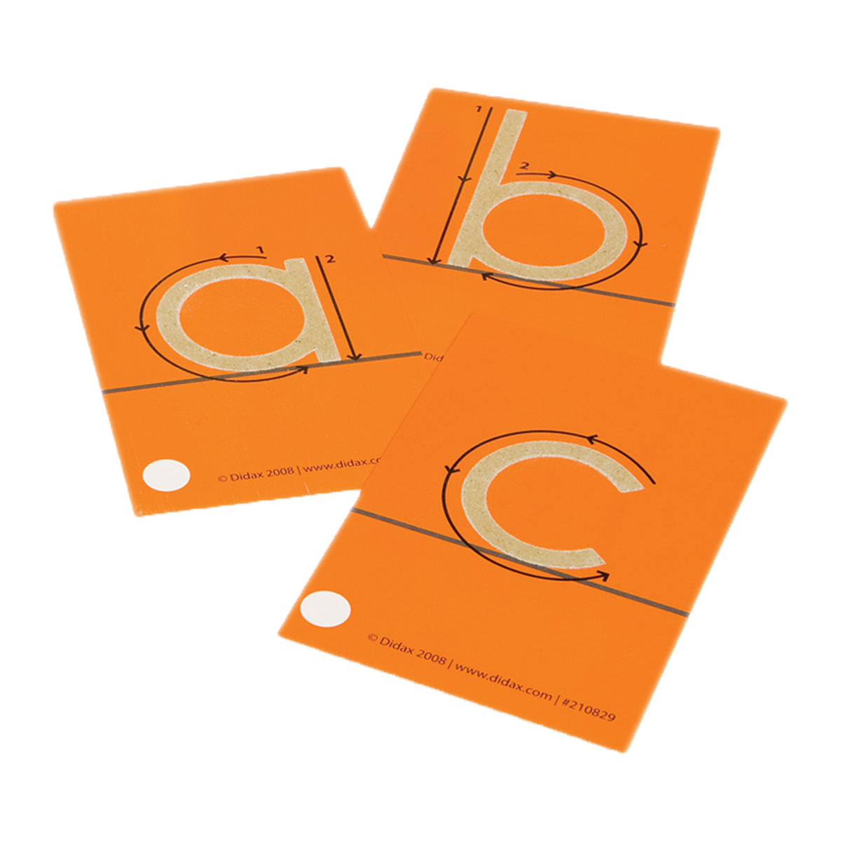Didax Tactile Sandpaper Lowercase Letters 28-Piece Set