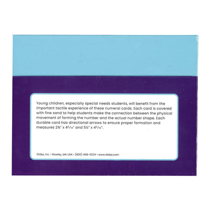 Tactile Sandpaper Number Cards 0-20