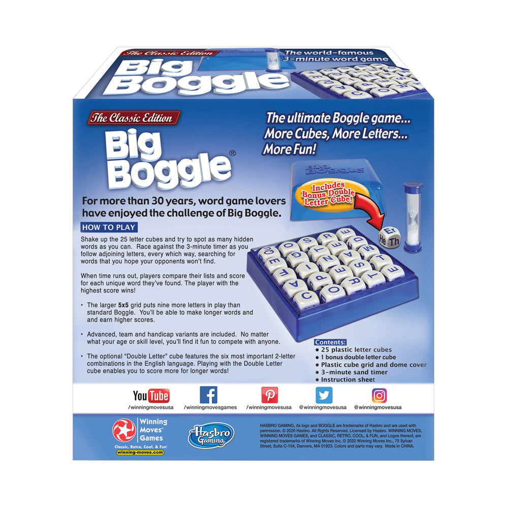 Boggle Giant Big Boggle Deluxe Edition Word Search Game – Toys