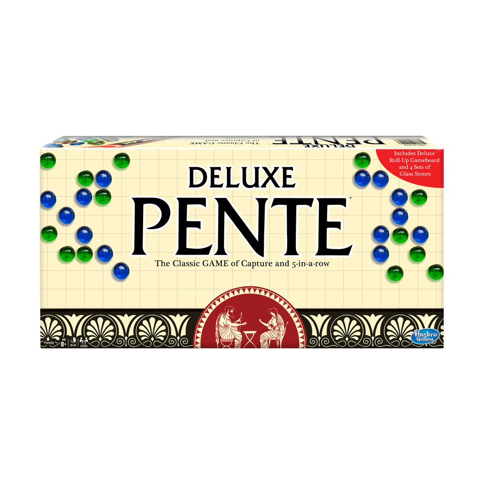 Deluxe Pente Board Game by Winning Moves - Strategic Glass Stone Game
