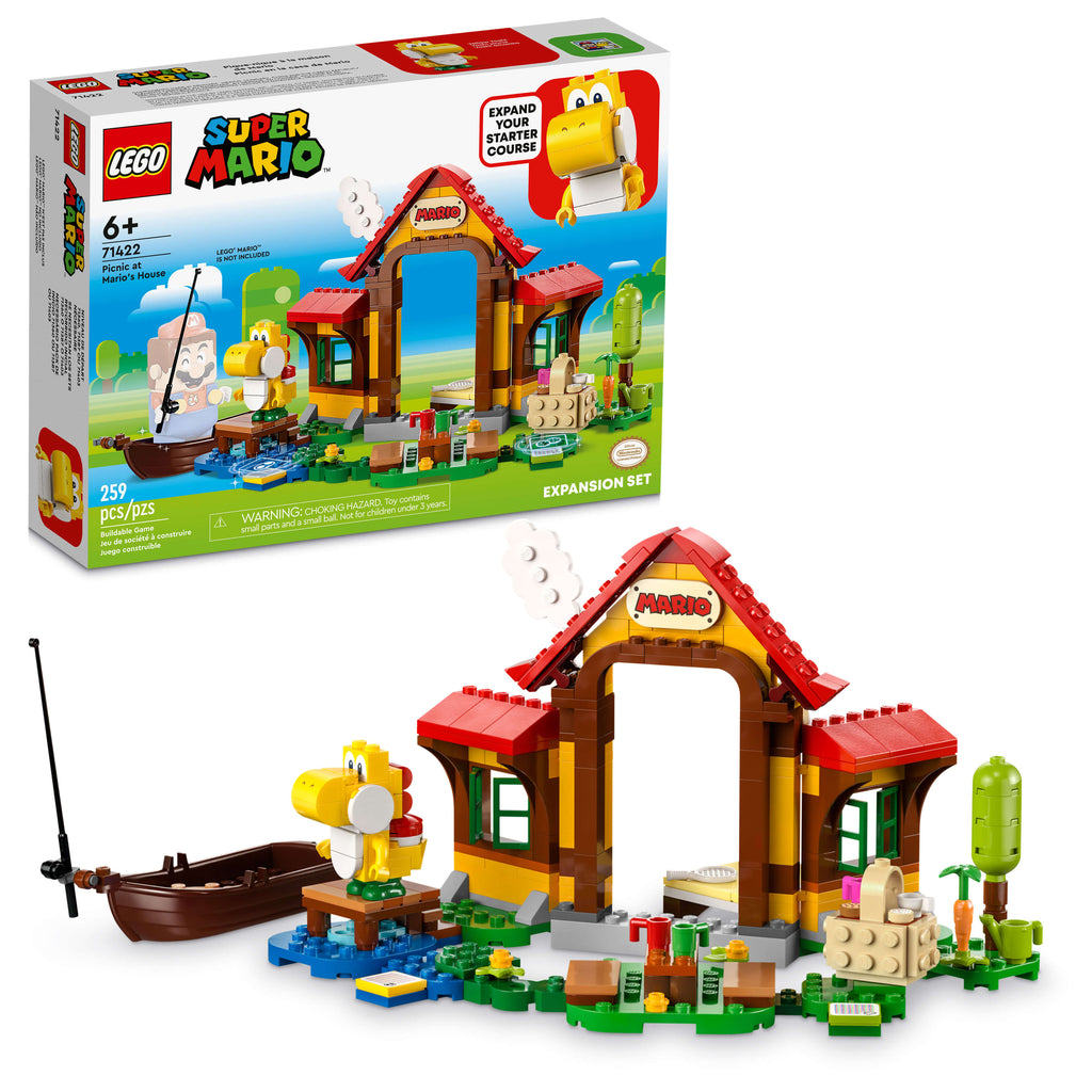 未開封　MY MARIO スペシャルセット 30ピース, ショッパー付き LEGO Super Mario Picnic at Mario's House Expansion Set 71422 - 259
