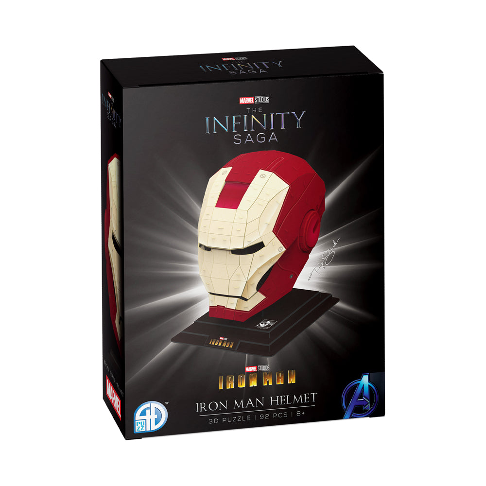 Marvel Iron Man Helmet 3D Model Puzzle Kit