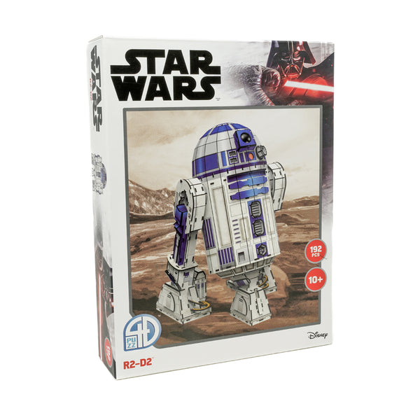 4D Cityscape Star Wars R2D2 192-Piece Paper Model Kit – Toys