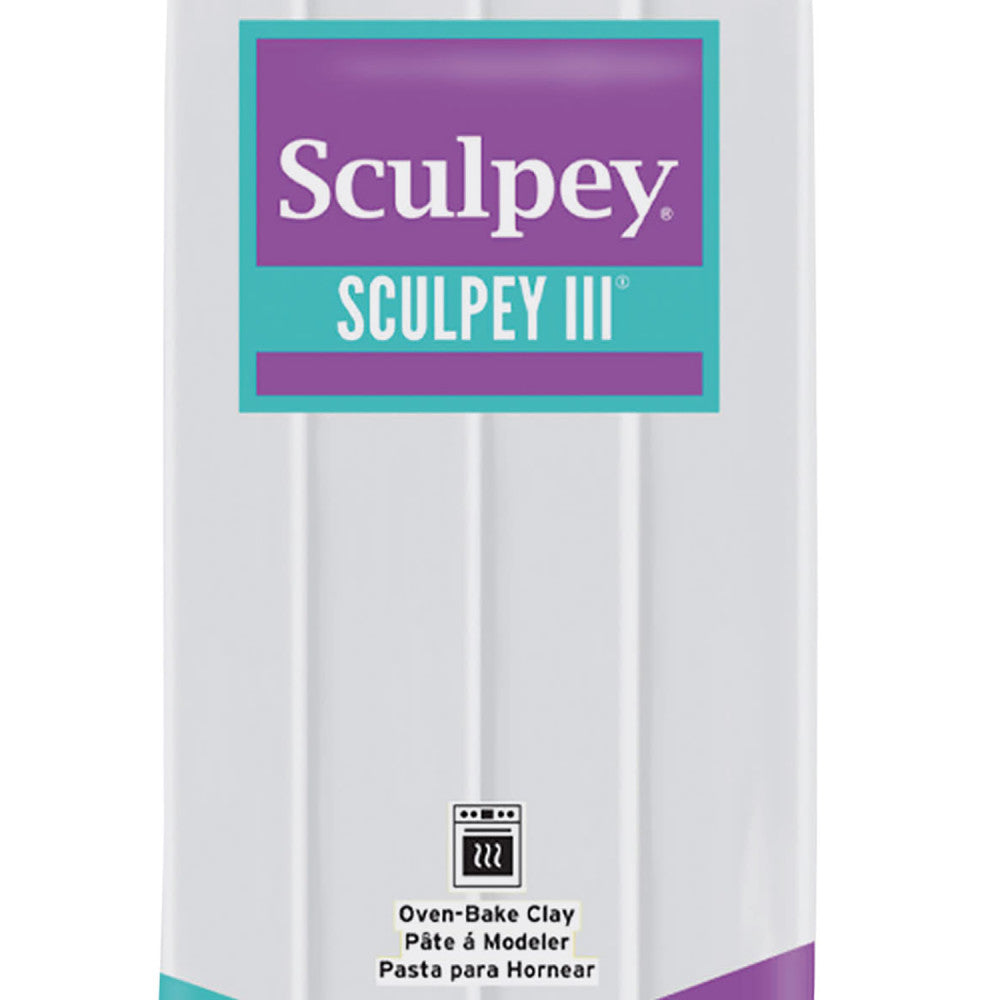 Sculpey III: Polymer Clay White - 8oz Pack - Oven Bake Clay