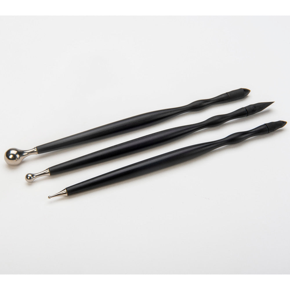 Sculpey Tools: Dual End Detail Tools - 3pc Set - Sculpting Tools
