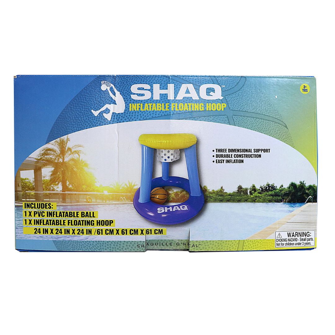 SHAQ Splash Master Inflatable Pool Basketball Hoop