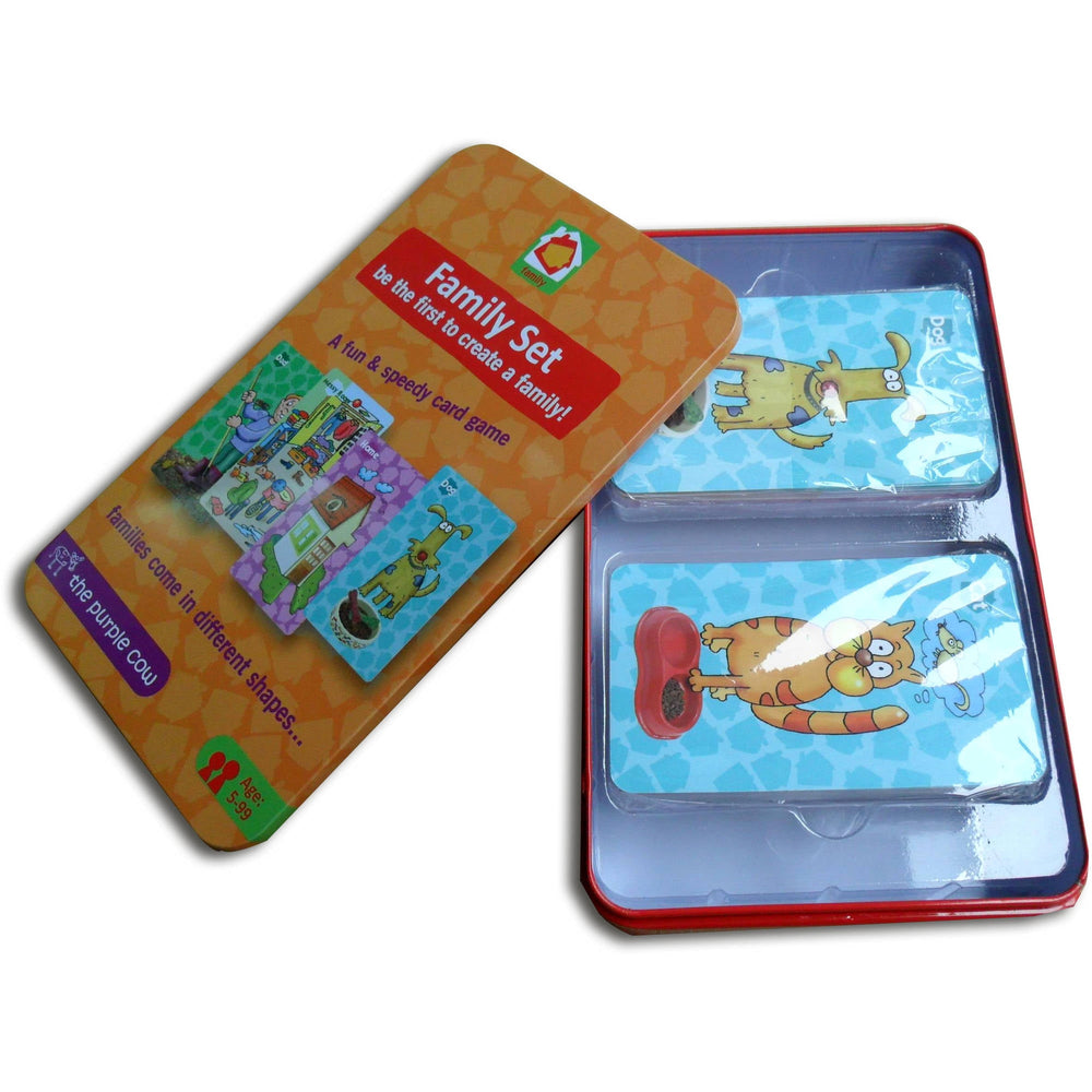 The Purple Cow My Family Games - Speedy Card Game Set