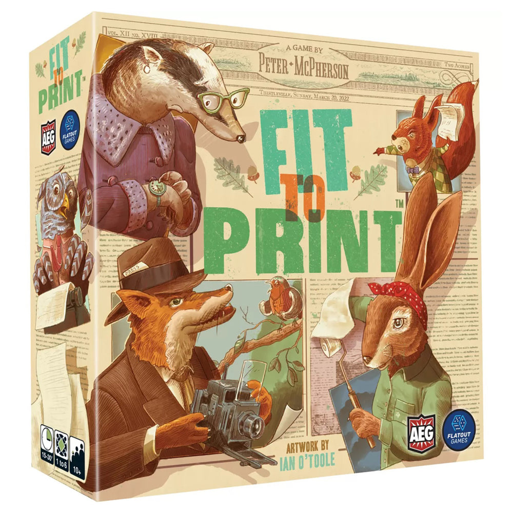 Fit to Print Deluxe Edition Board Game by Alderac Entertainment Group