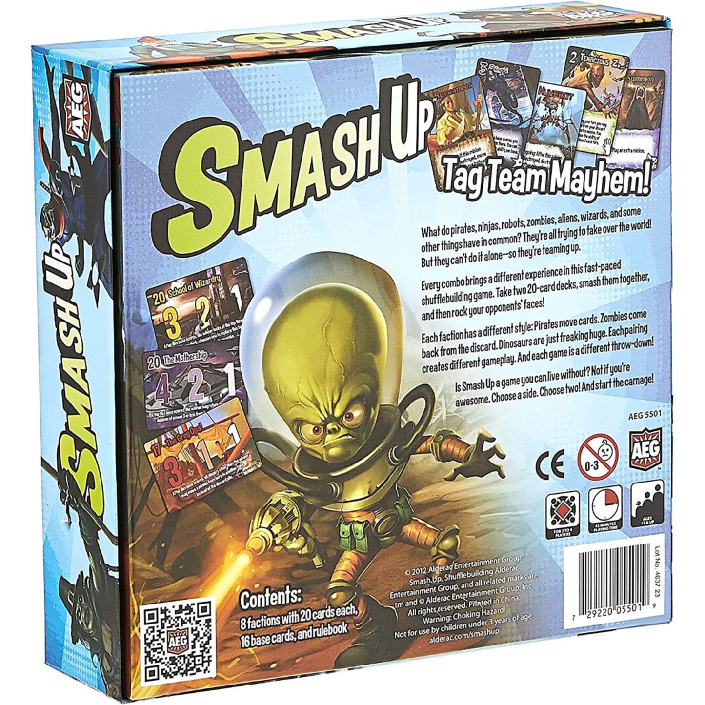 Smash Up Base Game - Ultimate Shufflebuilding Card Game by Paul Peterson