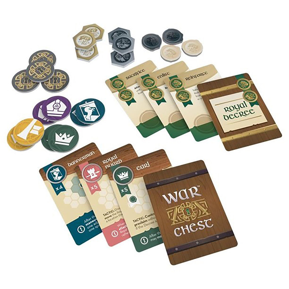 War Chest Nobility Expansion Tactical Medieval Army Strategy Board